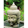 Stone Buddha Head Fountain